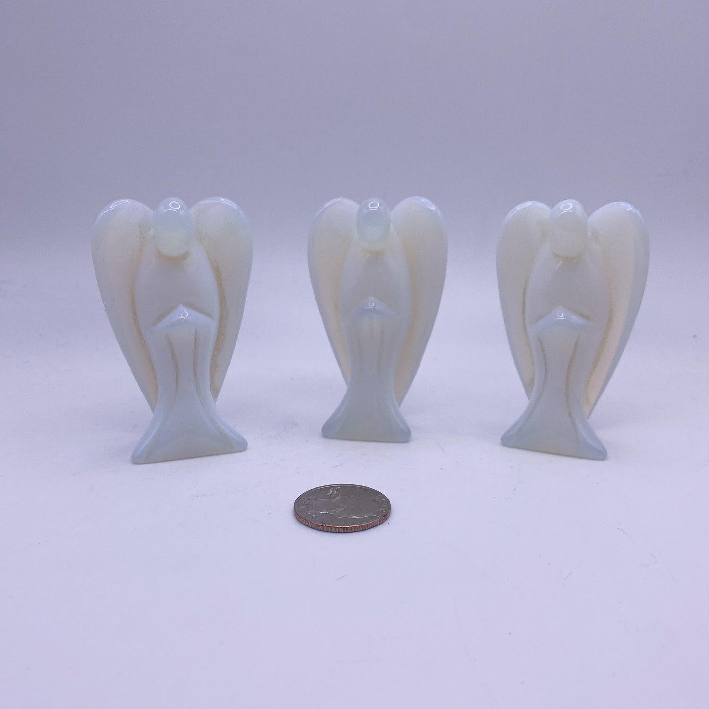 3 Inch Angel Carving Crystal Angel Home Décor Art