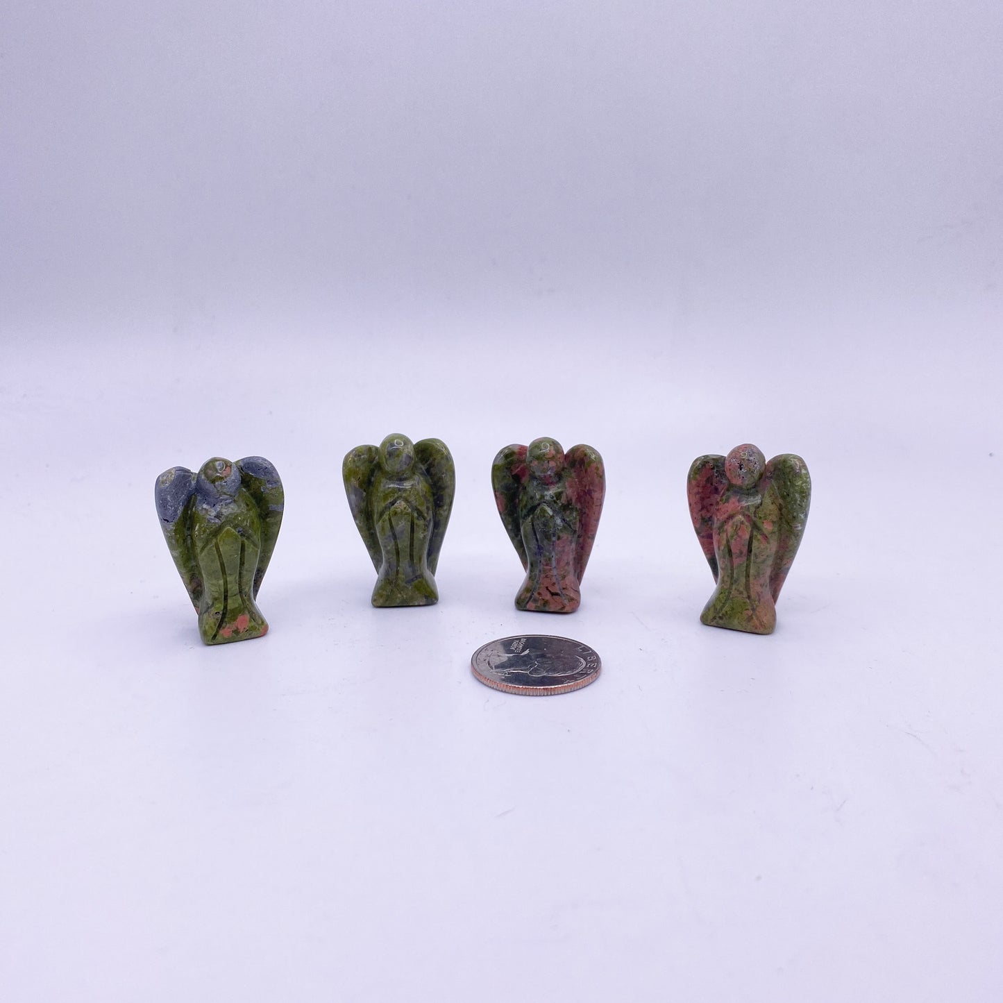 1.5 Inch Angel Carving Crystal Angel Home Décor Art