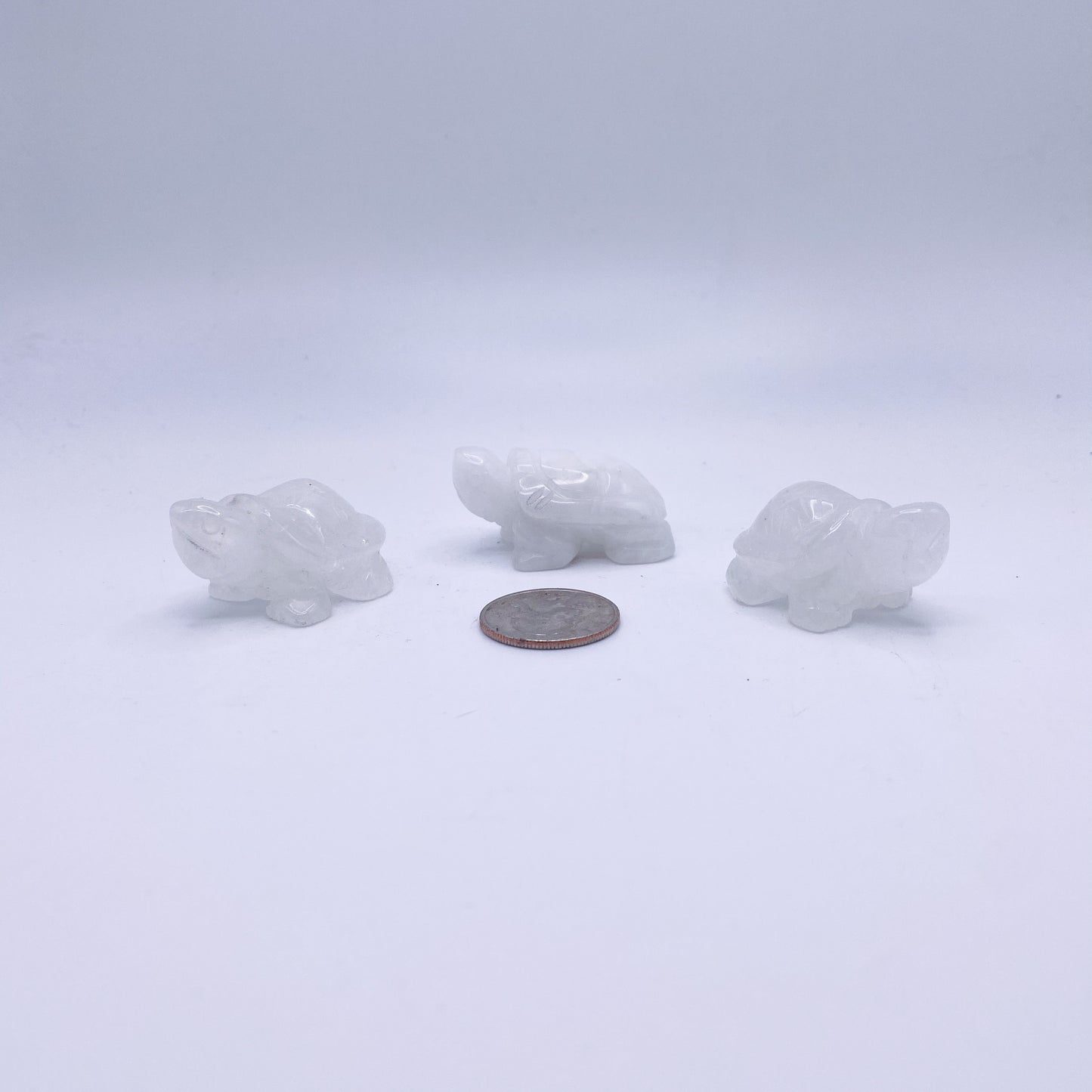 1.5 Inch Crystal Turtle Carving Home Décor