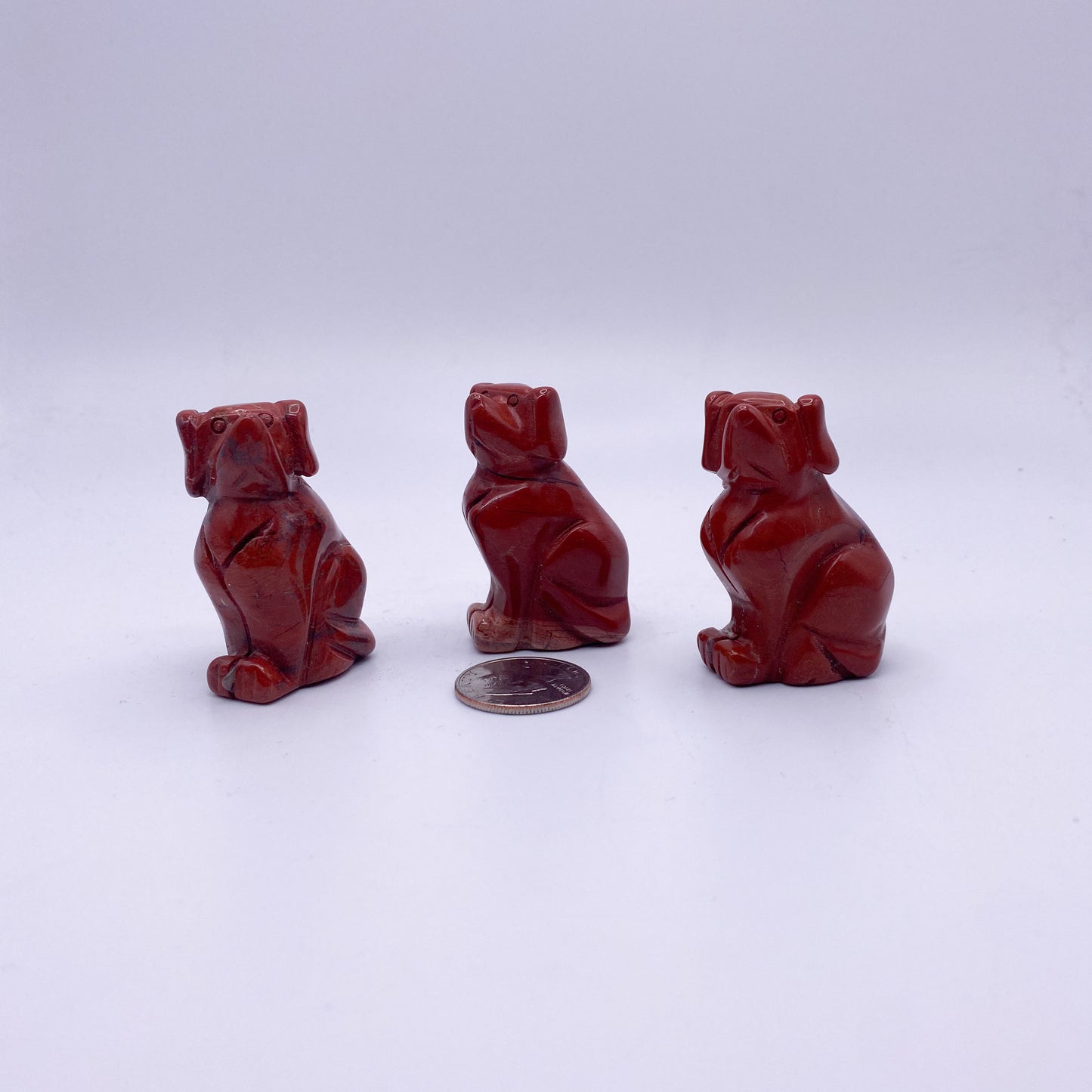 2 Inch Crystal Dog Carving Home Décor