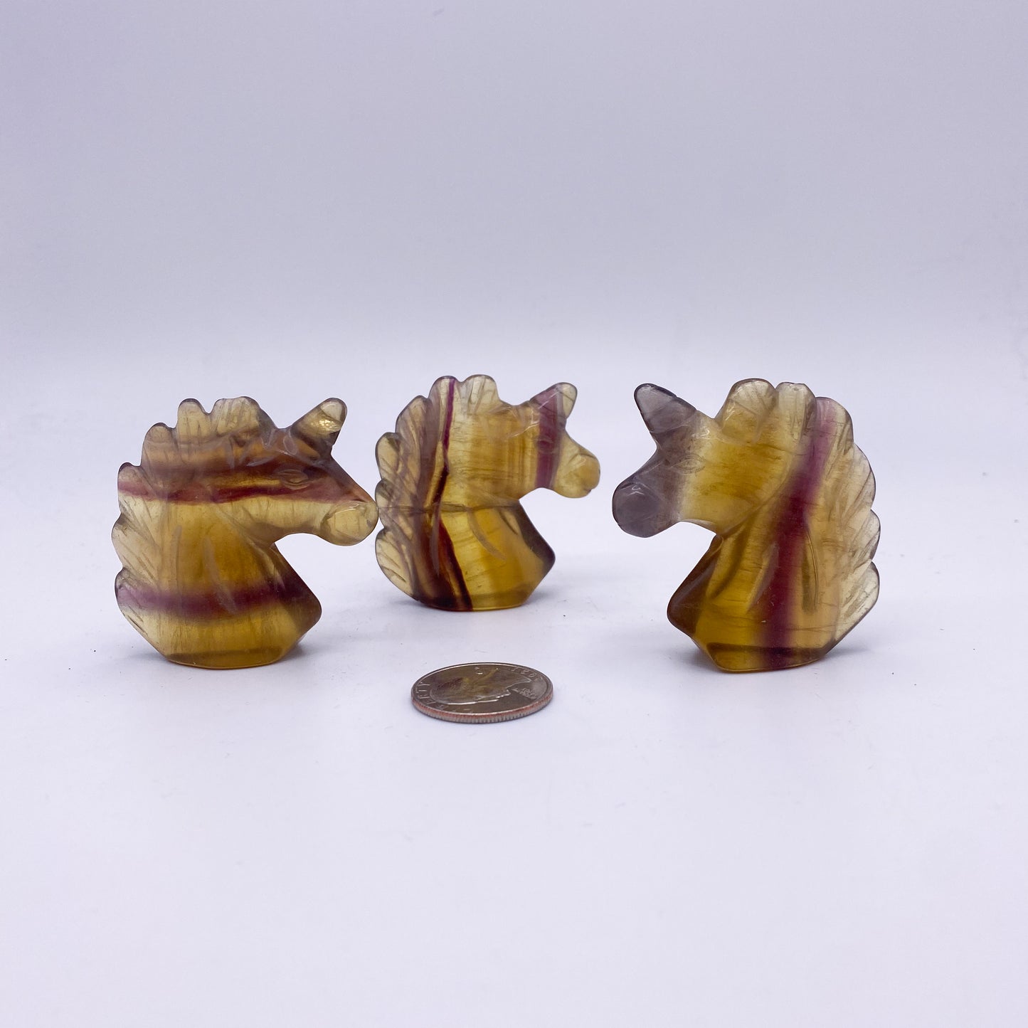 2 Inch Unicorn Crystal Carvings Unicorn Home Décor