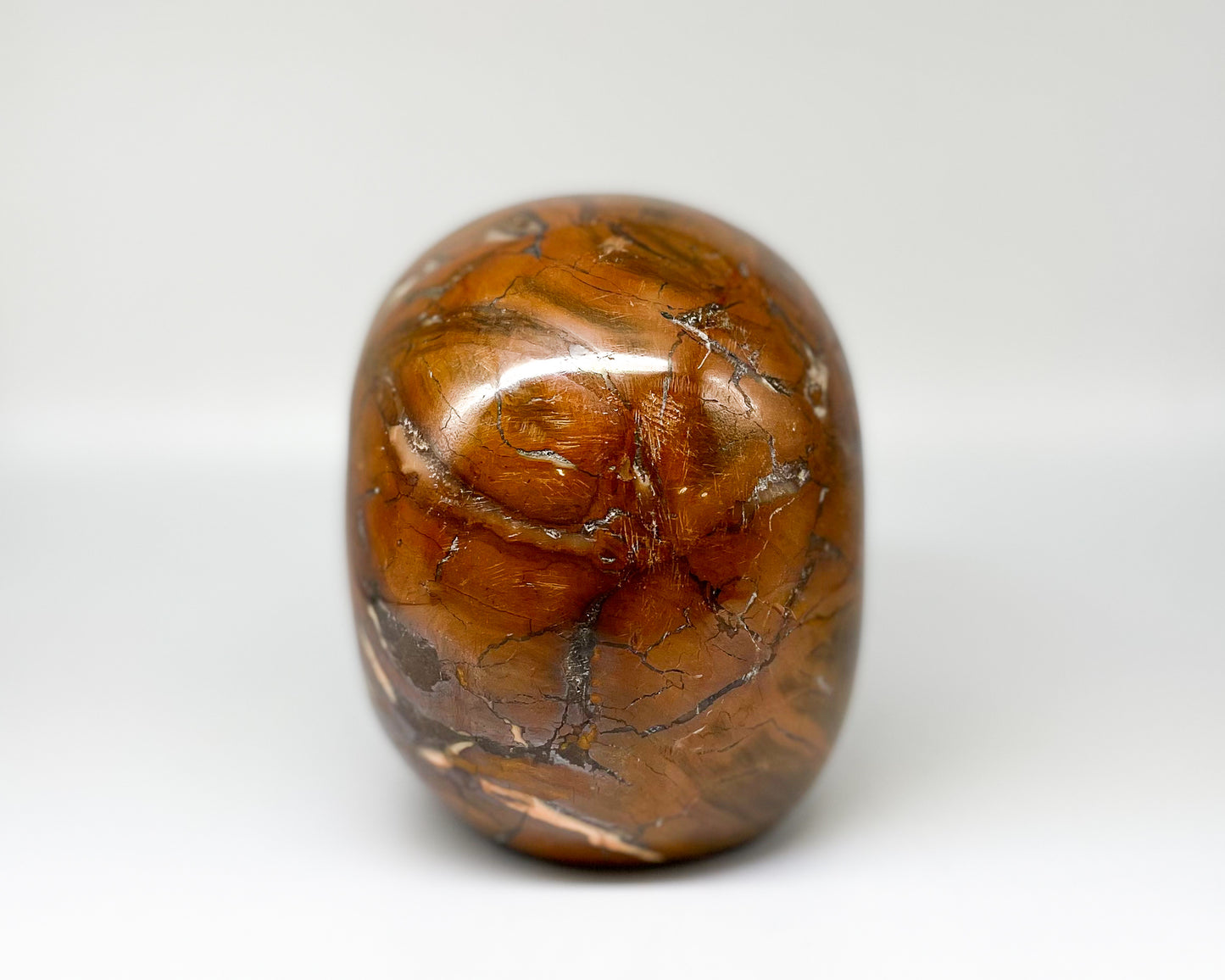 4.5 x 5 Inch Brecciated Jasper Crystal Skull Home Décor